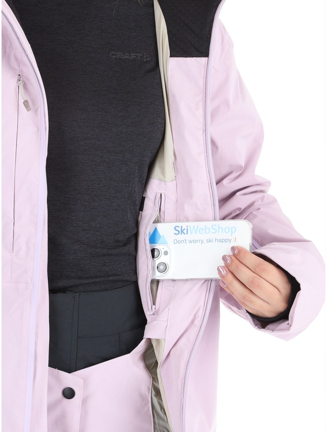 2117 of Sweden, Nausta chaqueta de esquí mujeres Lavender púrpura 