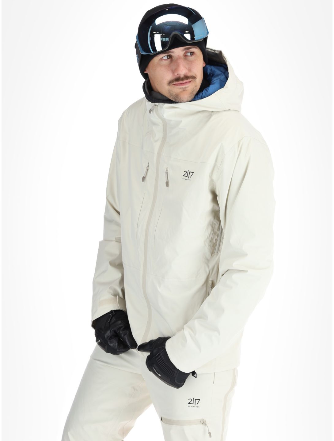 2117 of Sweden, Nausta chaqueta de esquí hombres Beige beige 