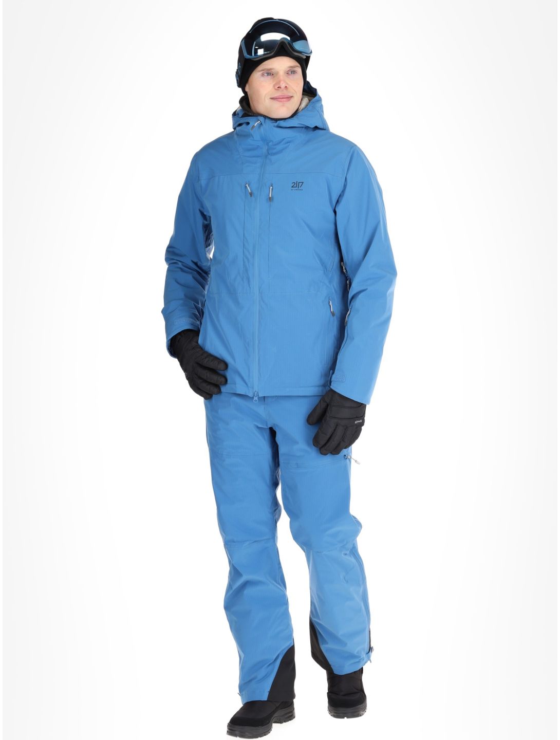 2117 of Sweden, Nausta chaqueta de esquí hombres Blue azul 