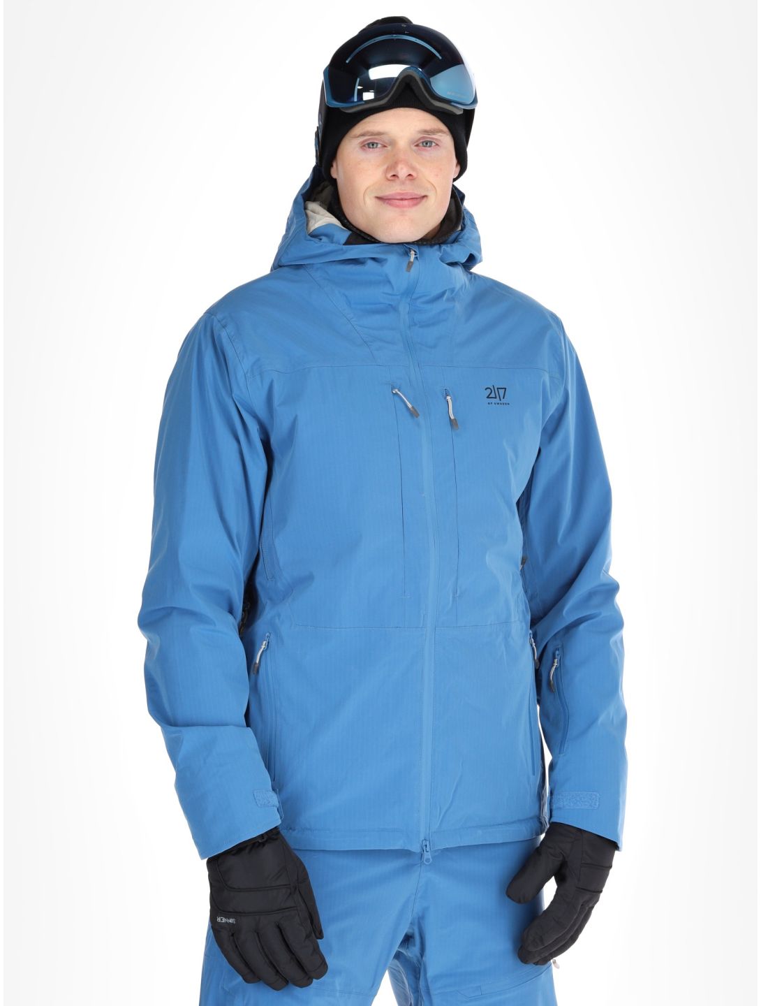 2117 of Sweden, Nausta chaqueta de esquí hombres Blue azul 