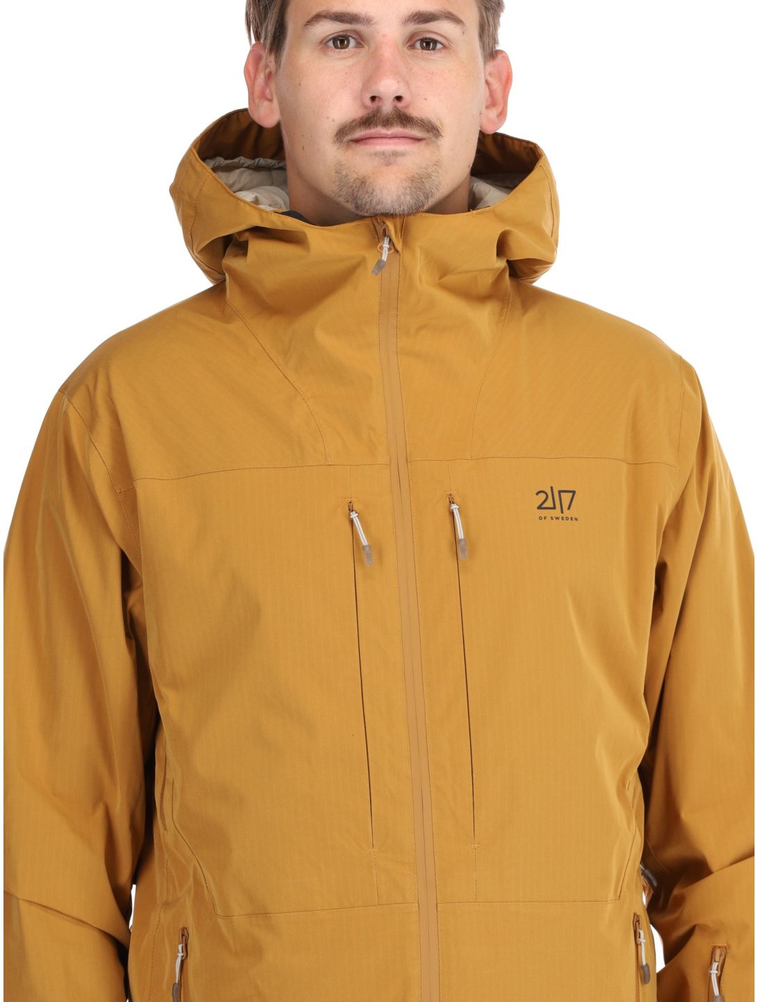 2117 of Sweden, Nausta chaqueta de esquí hombres Gold marrón 