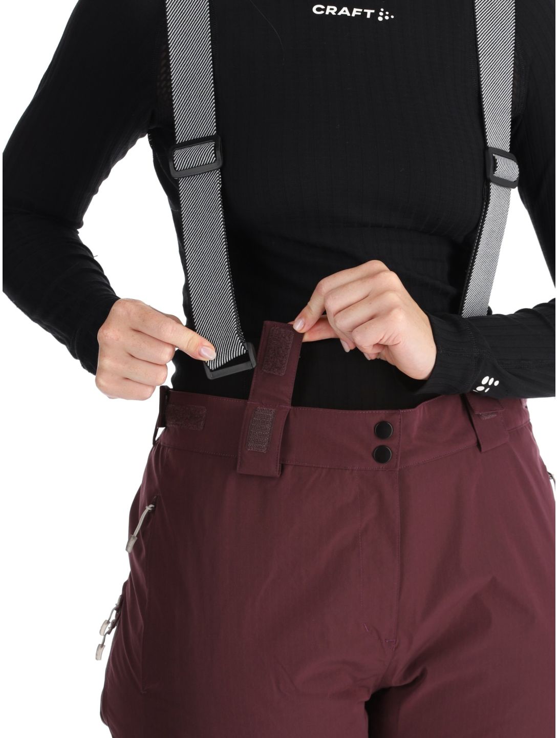 2117 of Sweden, Nausta pantalones de esquí mujeres Dk Plum púrpura 