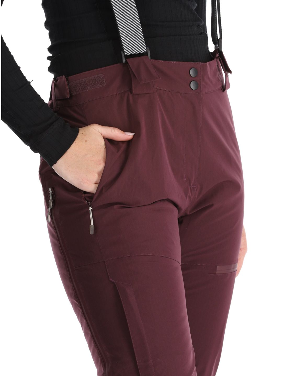 2117 of Sweden, Nausta pantalones de esquí mujeres Dk Plum púrpura 