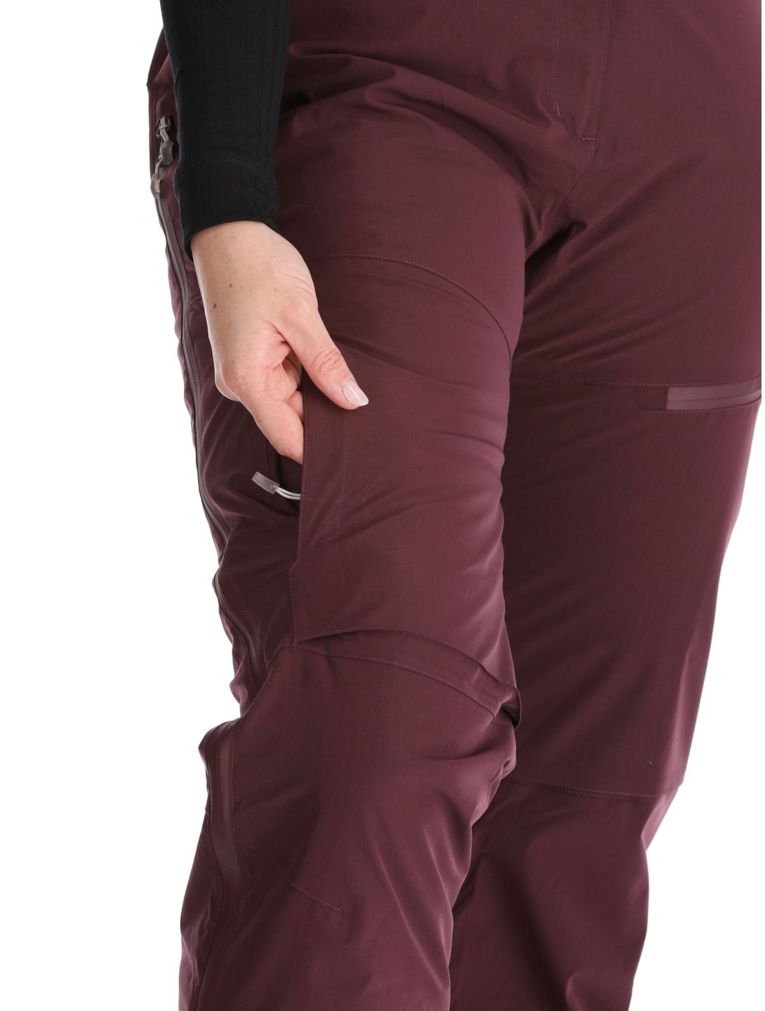 2117 of Sweden, Nausta pantalones de esquí mujeres Dk Plum púrpura 