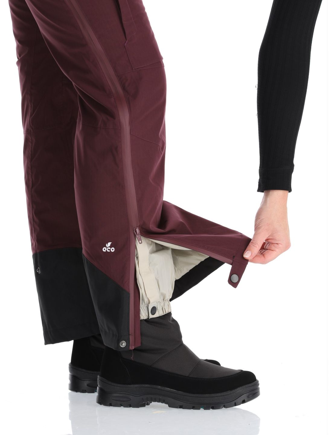 2117 of Sweden, Nausta pantalones de esquí mujeres Dk Plum púrpura 