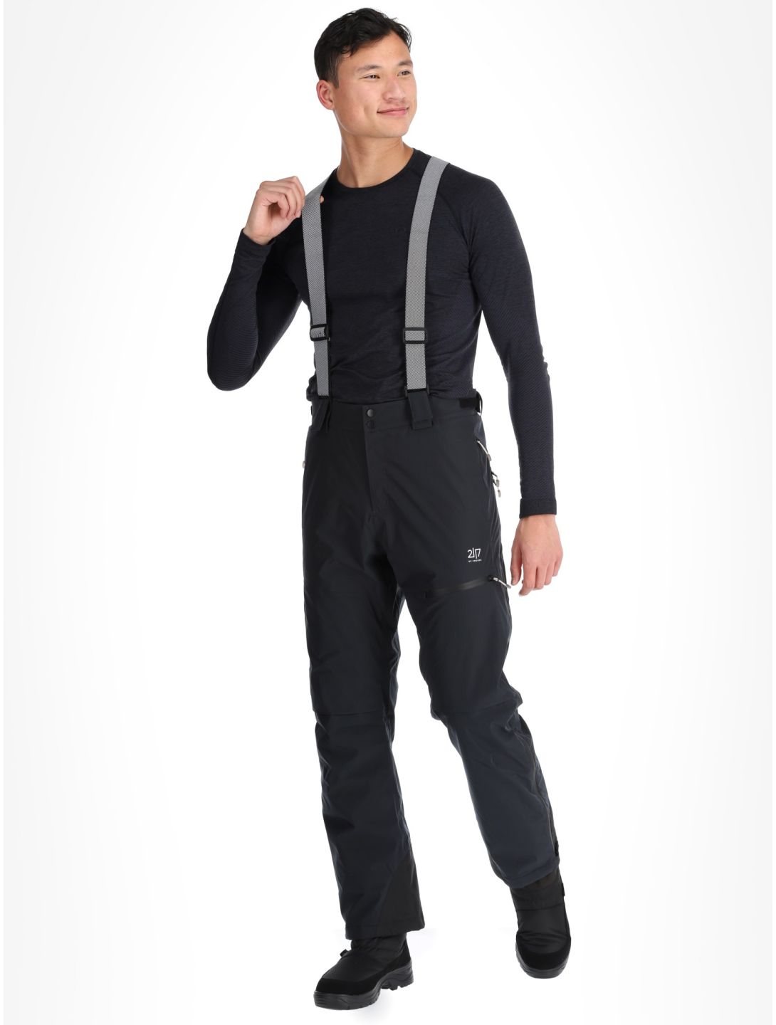 2117 of Sweden, Nausta pantalones de esquí hombres Black negro 