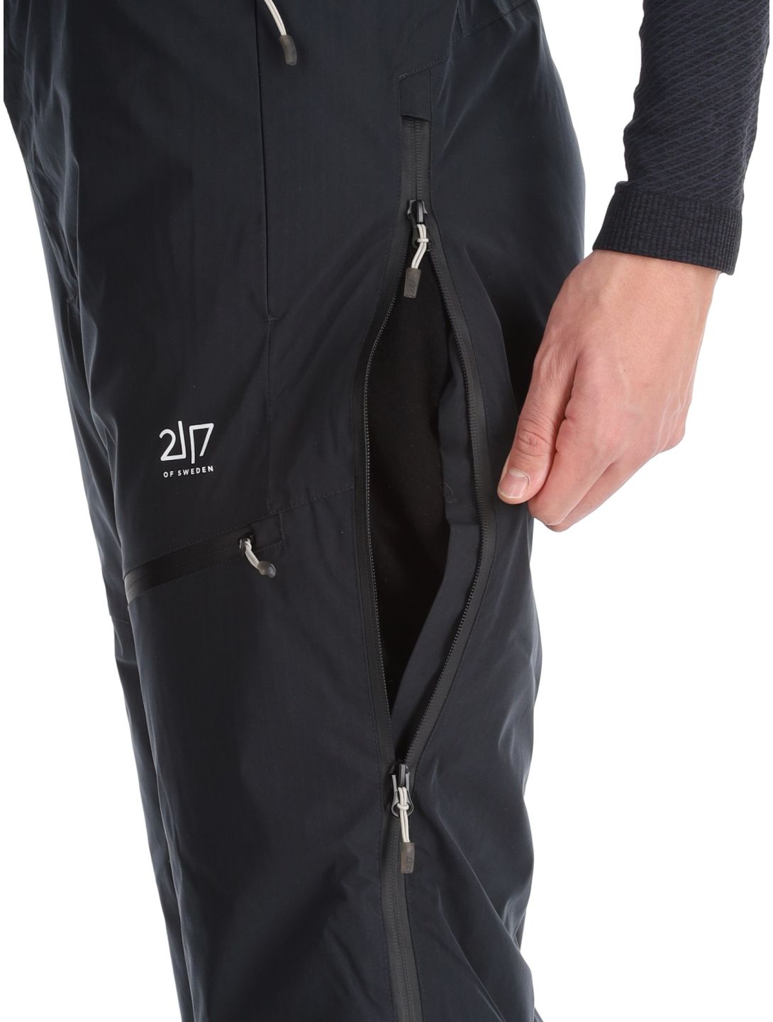 2117 of Sweden, Nausta pantalones de esquí hombres Black negro 