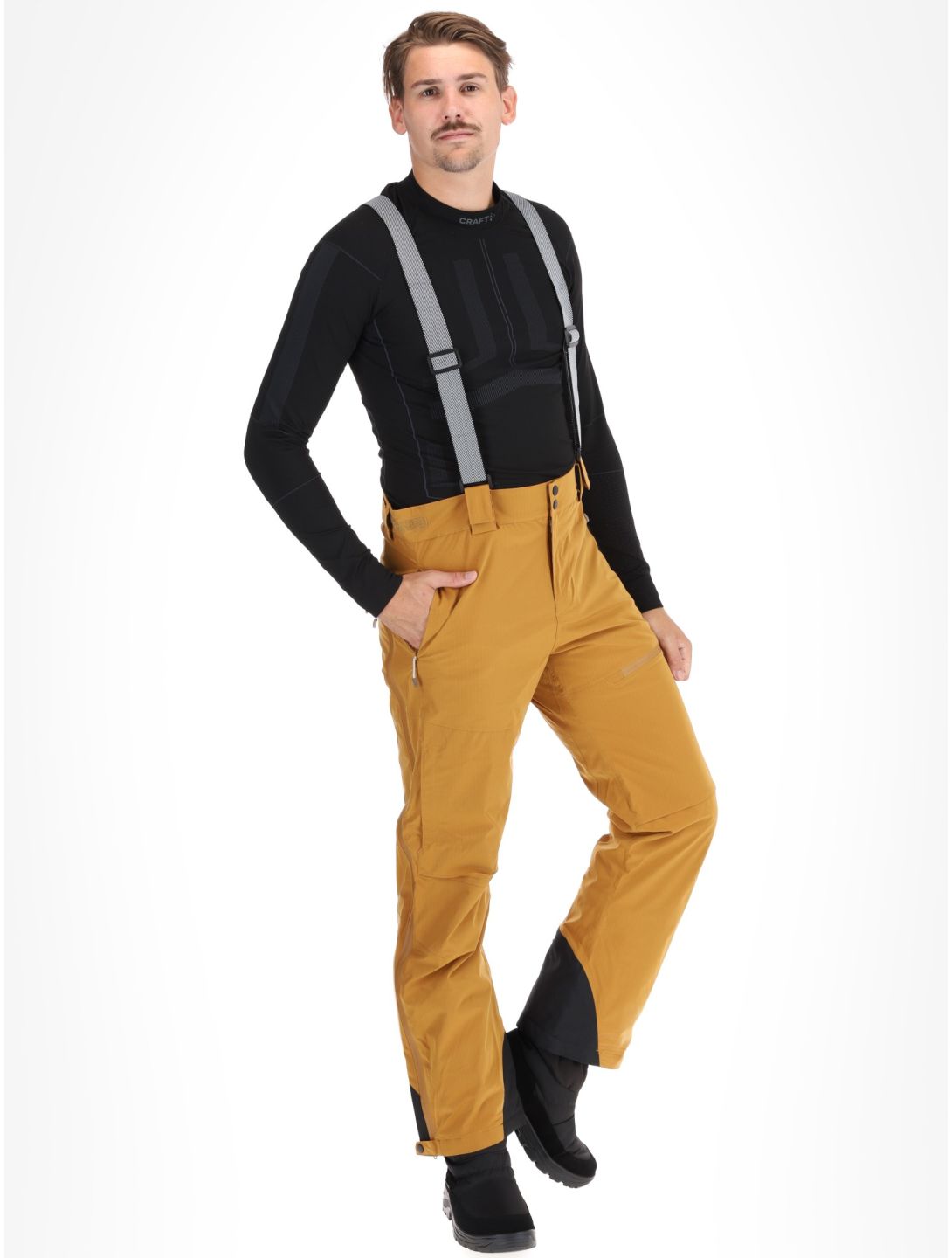 2117 of Sweden, Nausta pantalones de esquí hombres Gold marrón 