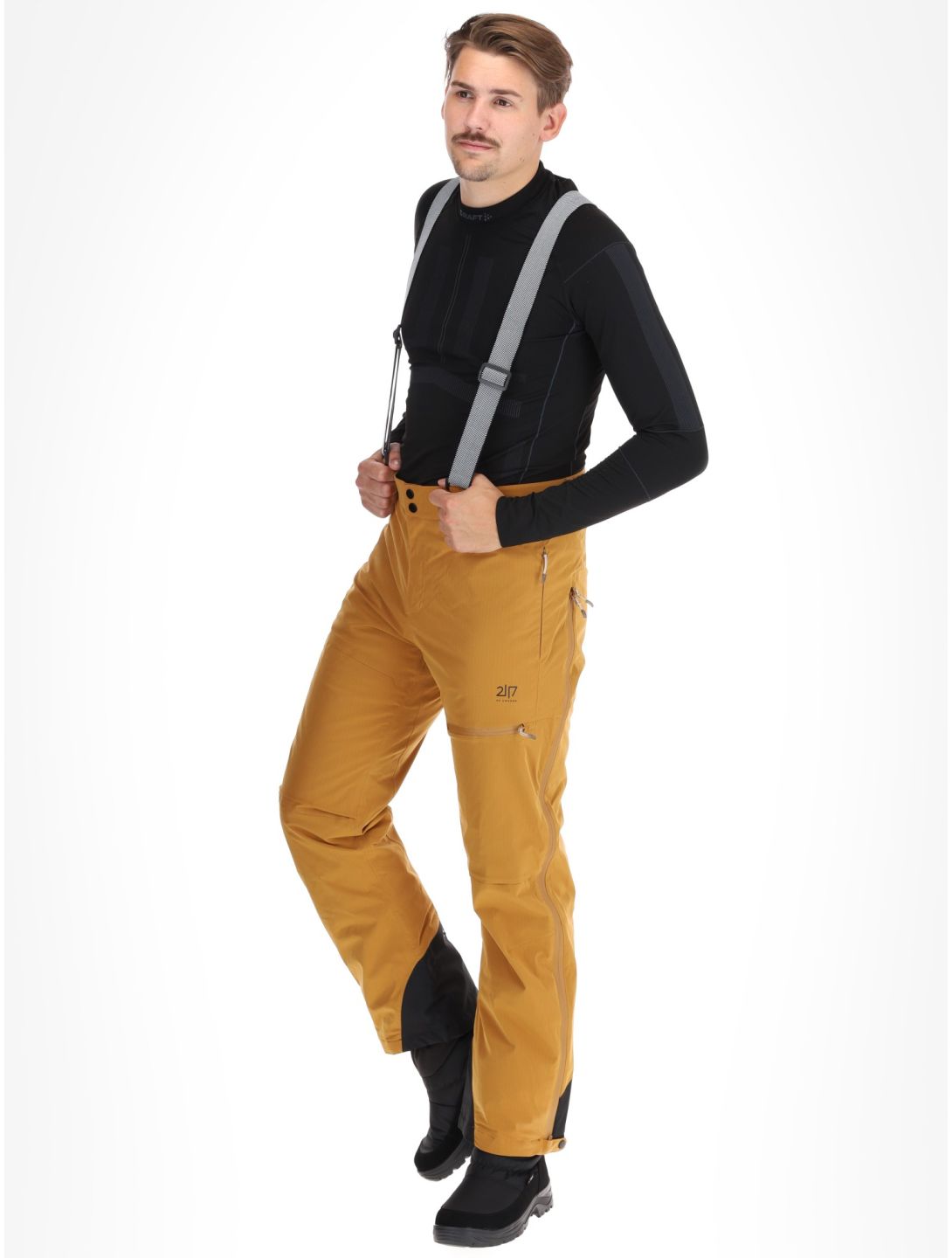 2117 of Sweden, Nausta pantalones de esquí hombres Gold marrón 