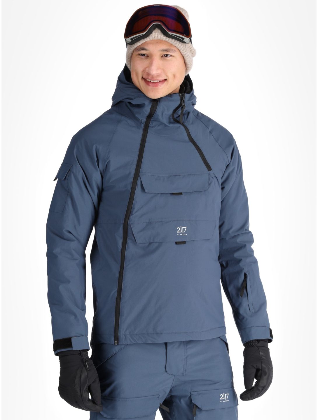 2117 of Sweden, Nelkerim chaqueta de esquí hombres Navy azul 