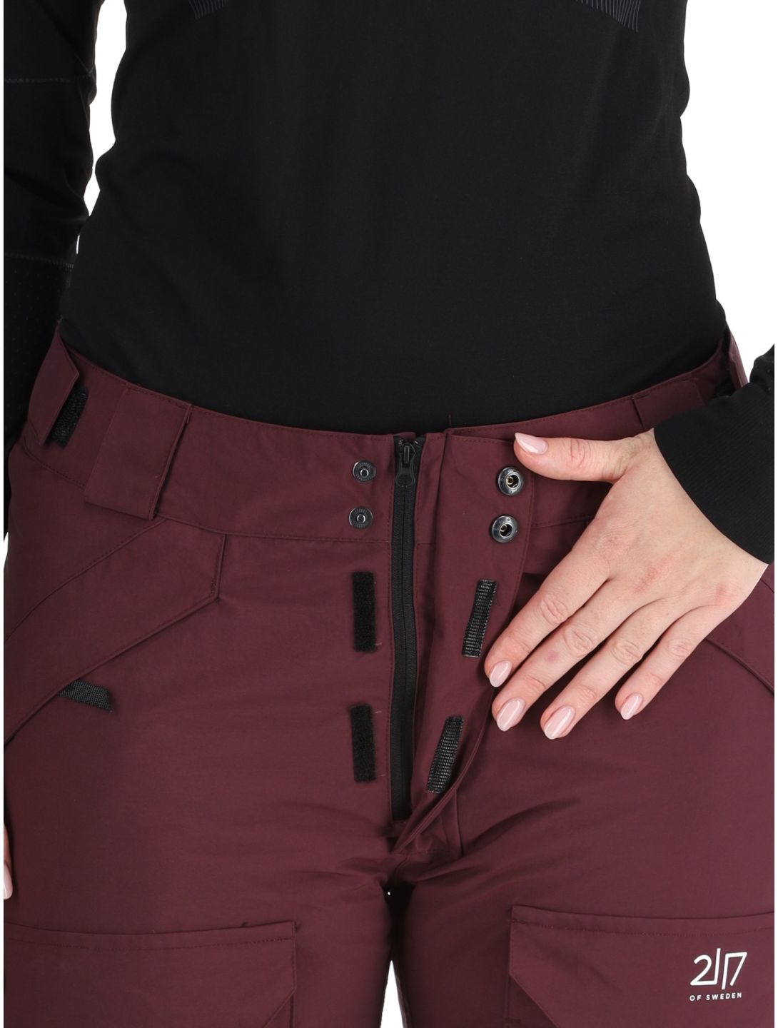 2117 of Sweden, Nelkerim pantalones de esquí mujeres Dk-Plum púrpura 