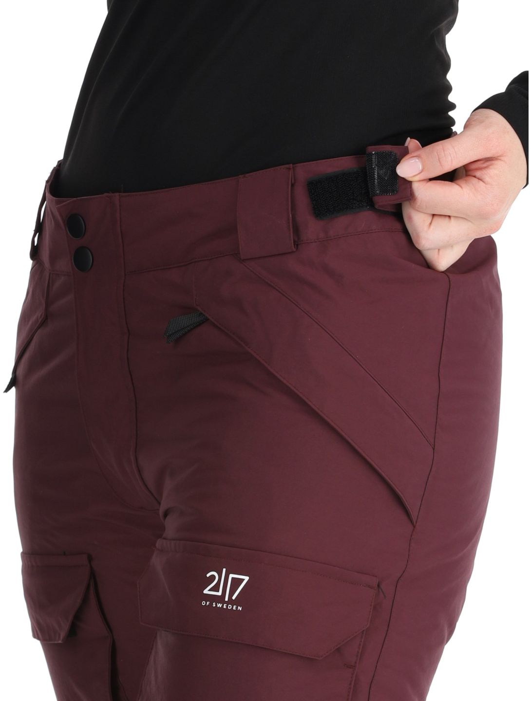 2117 of Sweden, Nelkerim pantalones de esquí mujeres Dk-Plum púrpura 