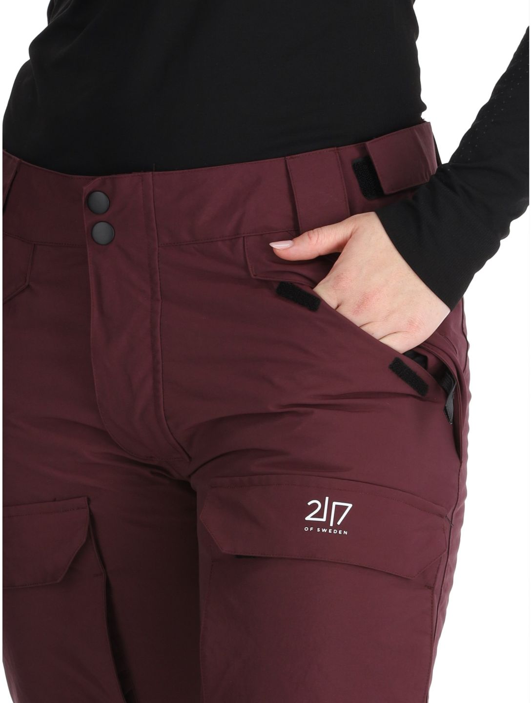 2117 of Sweden, Nelkerim pantalones de esquí mujeres Dk-Plum púrpura 