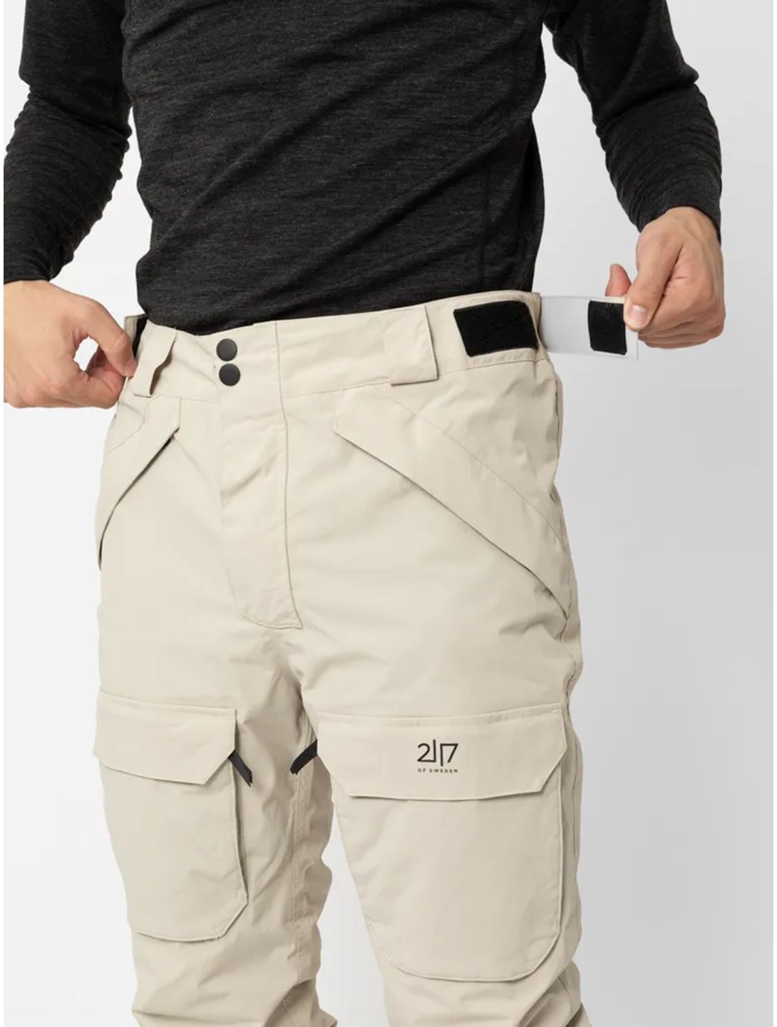 2117 of Sweden, Nelkerim pantalones de esquí hombres Beige beige 