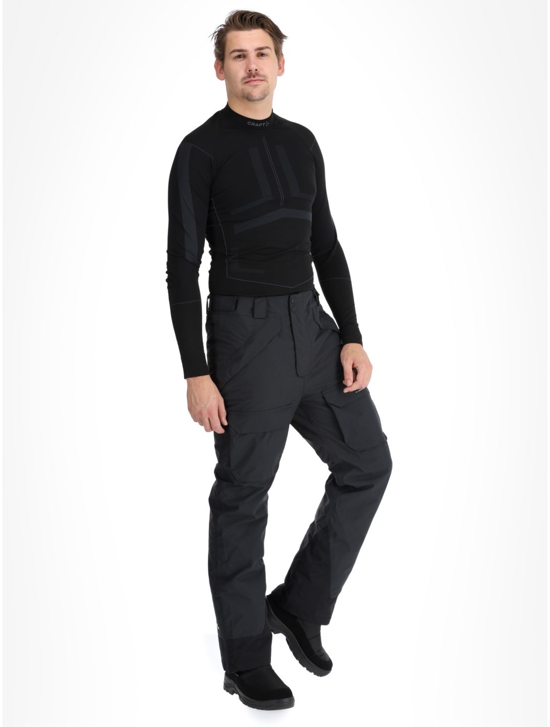 2117 of Sweden, Nelkerim pantalones de esquí hombres Black negro 