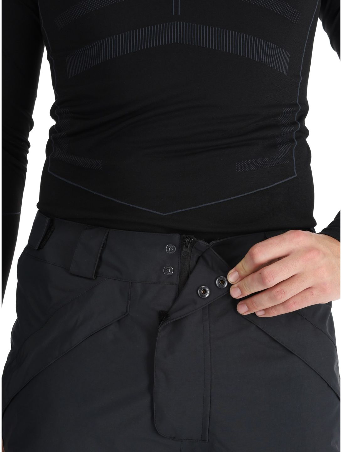 2117 of Sweden, Nelkerim pantalones de esquí hombres Black negro 