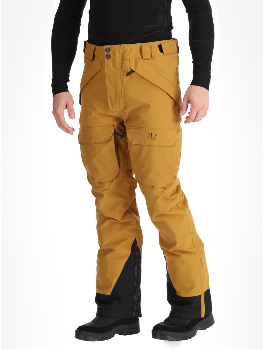 2117 of Sweden, Nelkerim pantalones de esquí hombres Gold marrón 