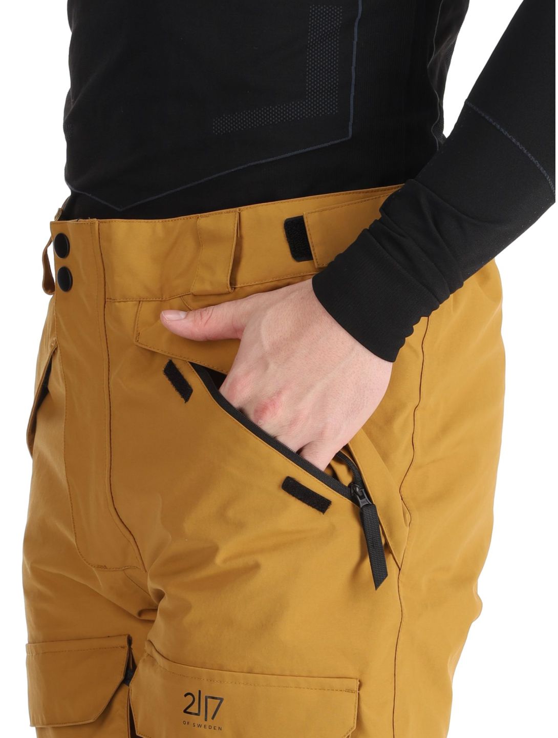 2117 of Sweden, Nelkerim pantalones de esquí hombres Gold marrón 