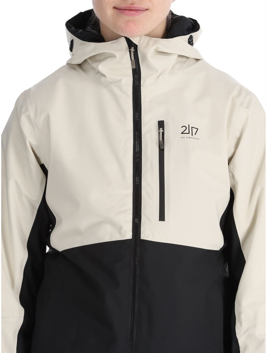 2117 of Sweden, Sala chaqueta de esquí mujeres Beige beige, negro 