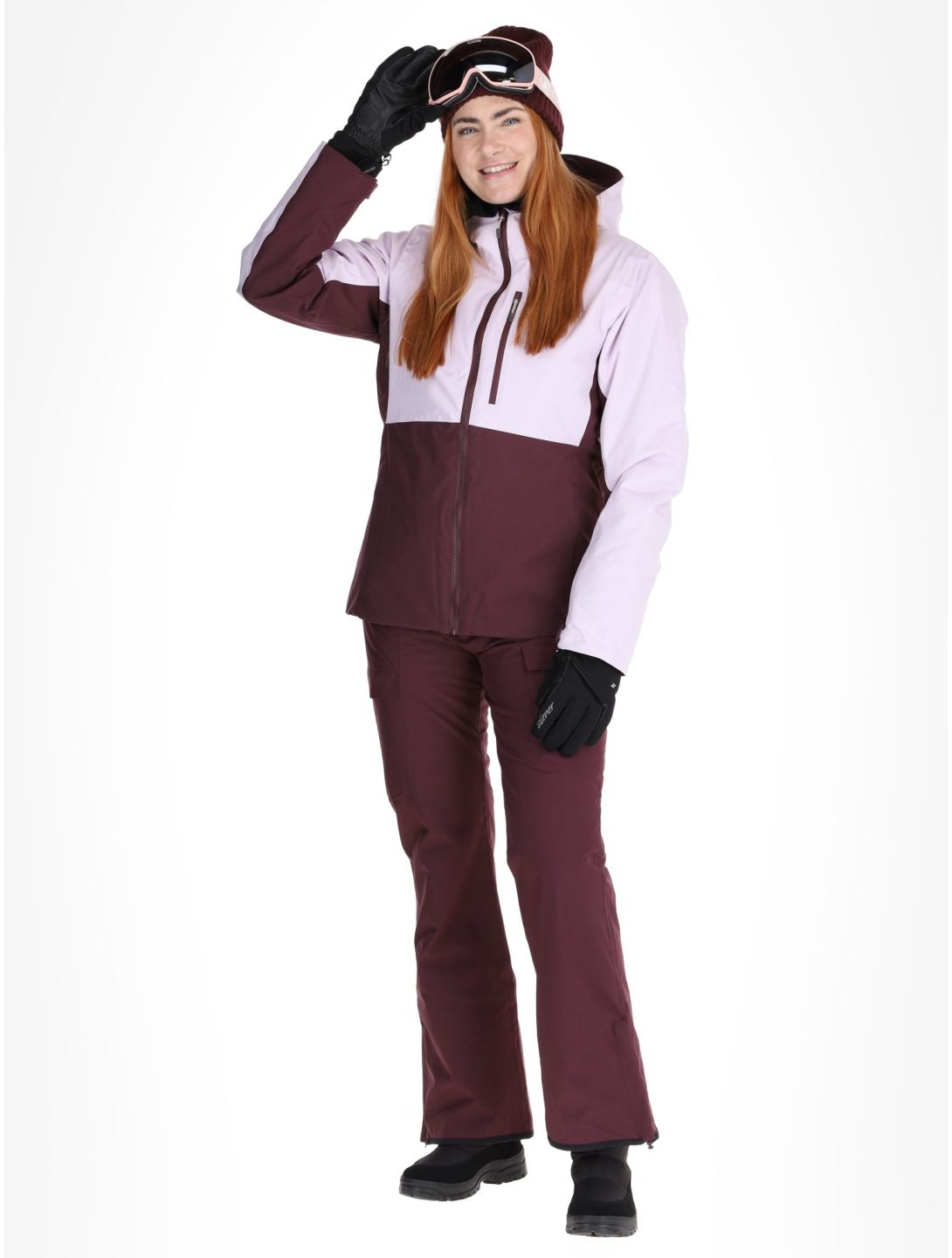 2117 of Sweden, Sala chaqueta de esquí mujeres Dk-Plum púrpura, rosa 