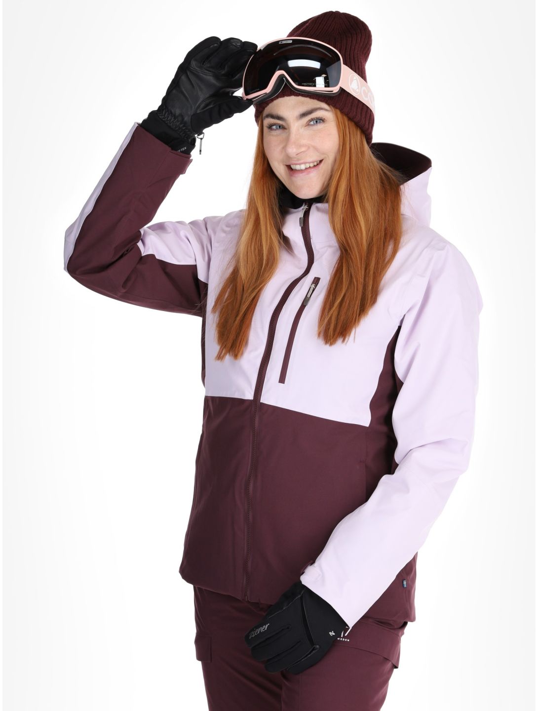 2117 of Sweden, Sala chaqueta de esquí mujeres Dk-Plum púrpura, rosa 