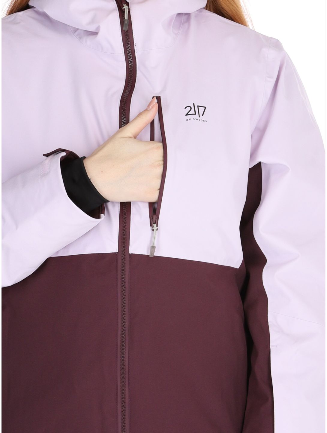 2117 of Sweden, Sala chaqueta de esquí mujeres Dk-Plum púrpura, rosa 