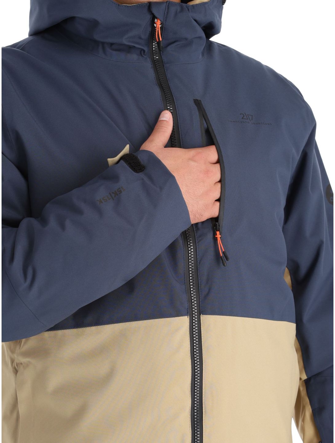 2117 of Sweden, Sala Jacket chaqueta de esquí hombres Navy azul, beige 