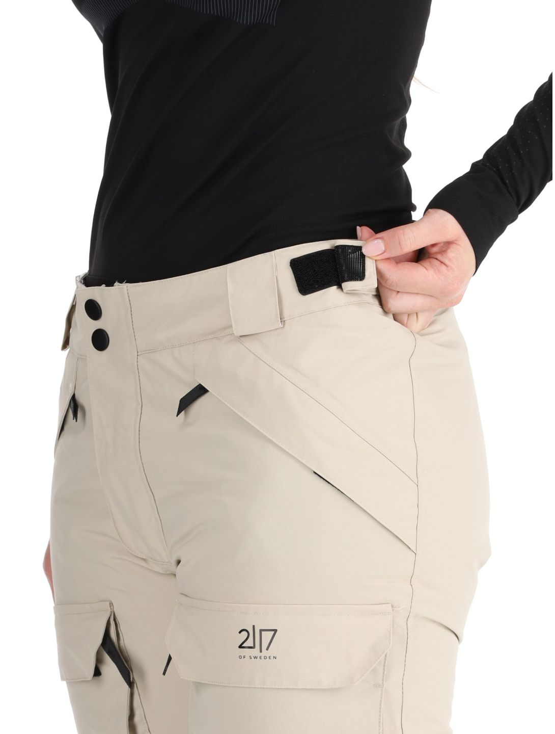 2117 of Sweden, Nelkerim pantalones de esquí mujeres Beige beige 