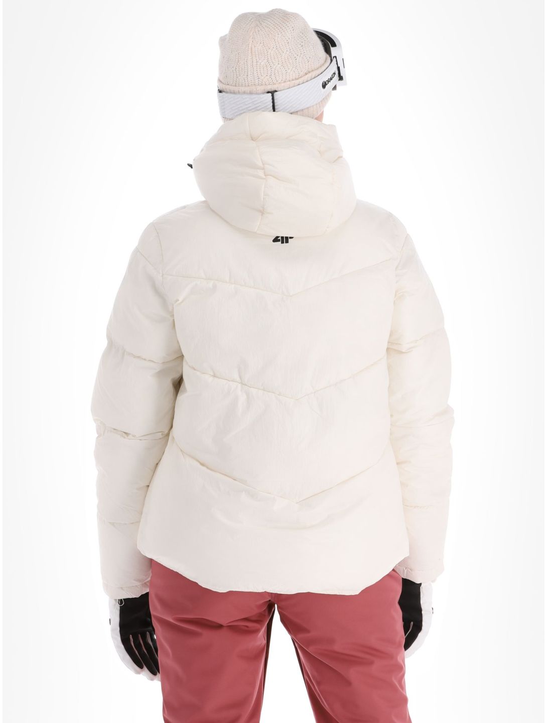 4F, Down Jacket  F277 chaqueta de plumas mujeres Off White blanco 