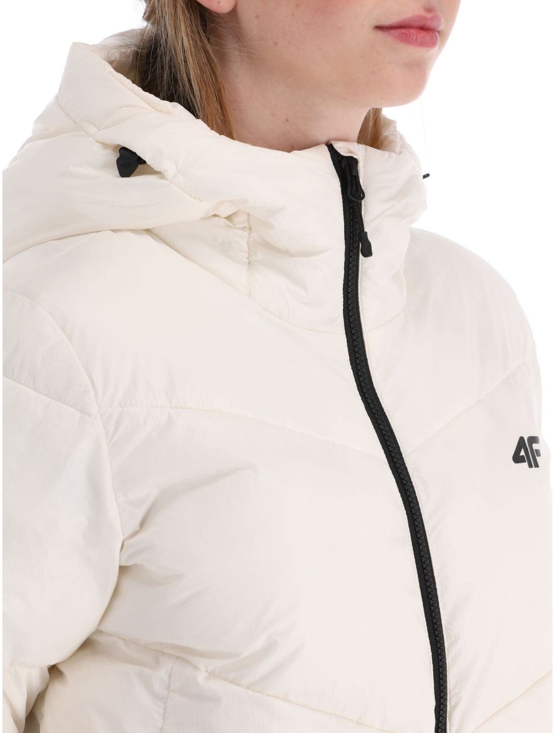 4F, Down Jacket  F277 chaqueta de plumas mujeres Off White blanco 