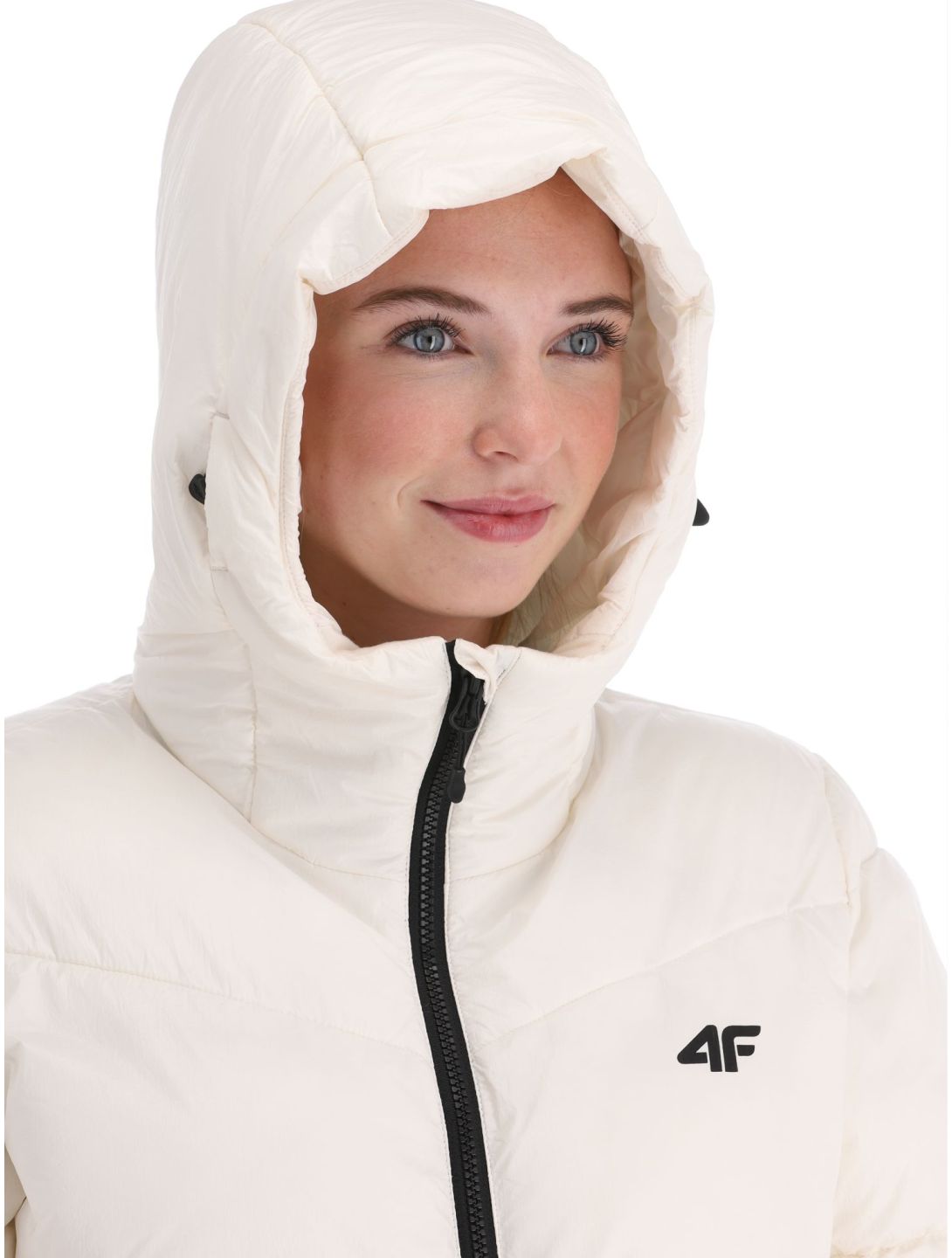 4F, Down Jacket  F277 chaqueta de plumas mujeres Off White blanco 