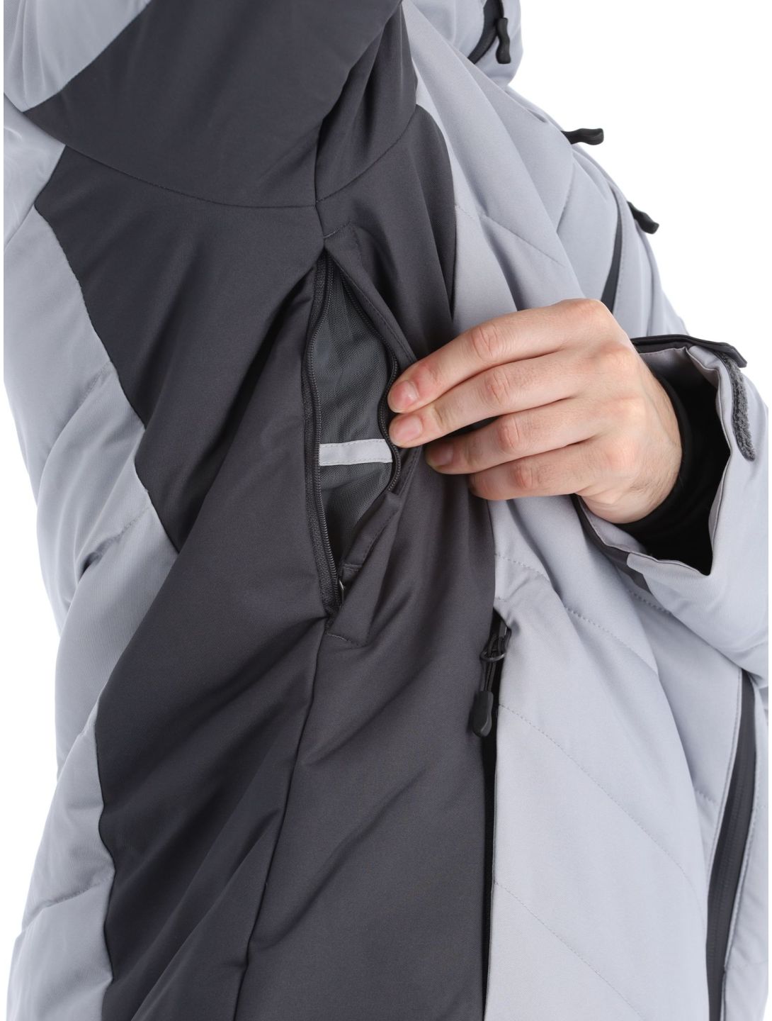 4F, Down Jacket  M278 chaqueta de plumas hombres Grey gris 