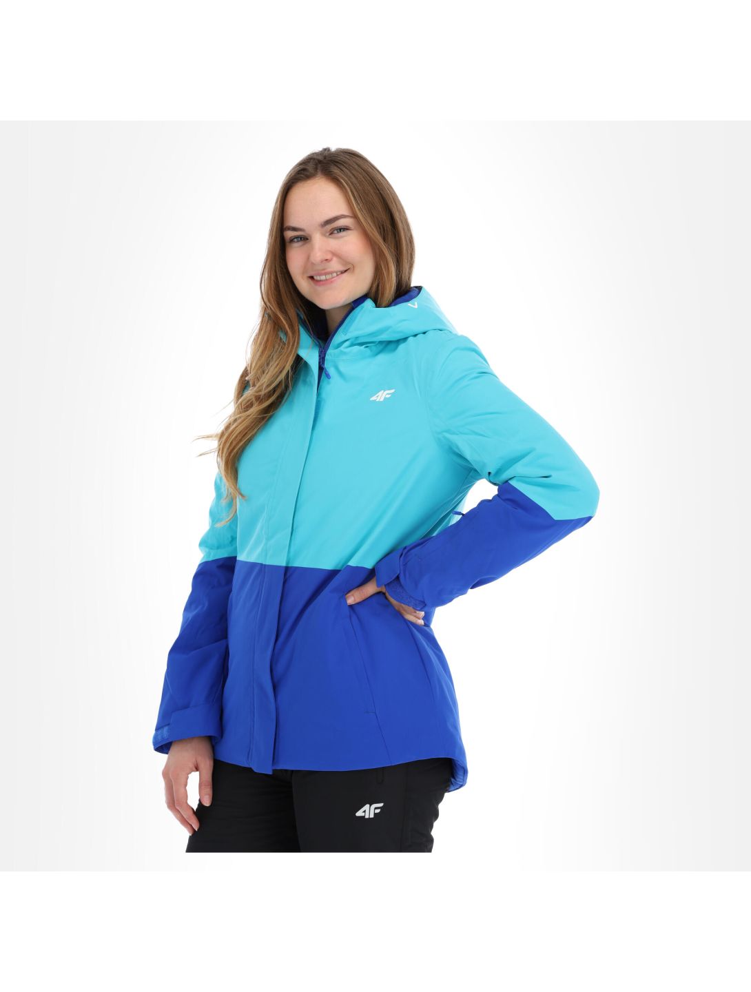 4F, H4Z20-KUDN002 chaqueta de esquí mujeres turqouise azul