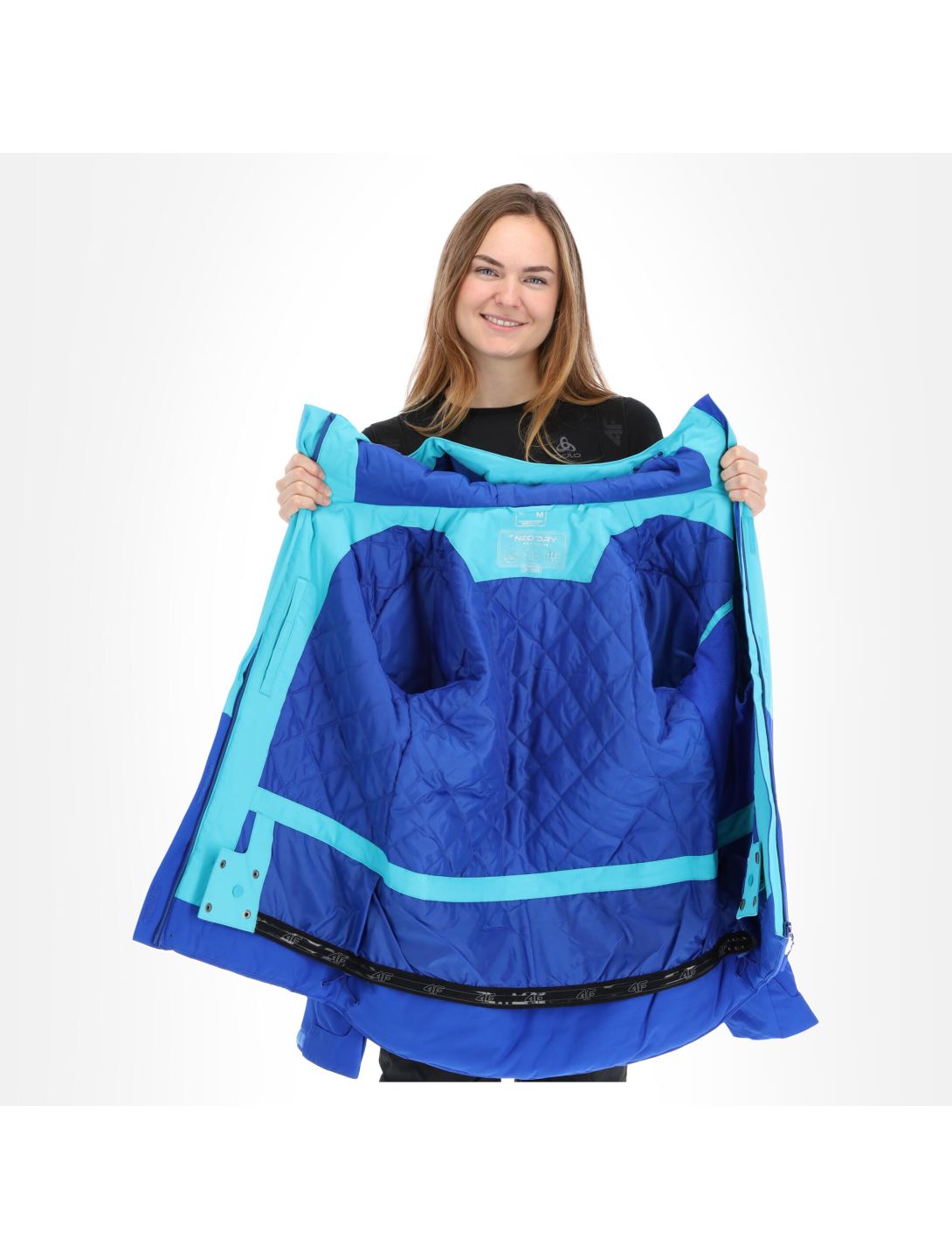 4F, H4Z20-KUDN002 chaqueta de esquí mujeres turqouise azul