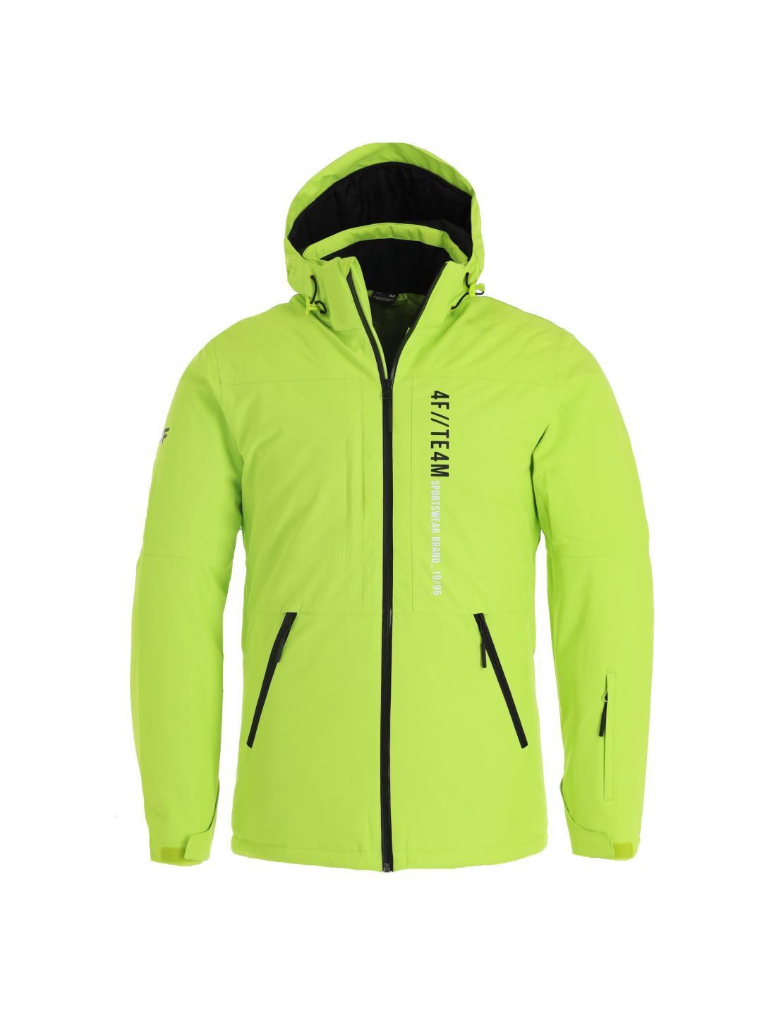 4F, H4Z20-KUMN003 chaqueta de esquí hombres canary verde