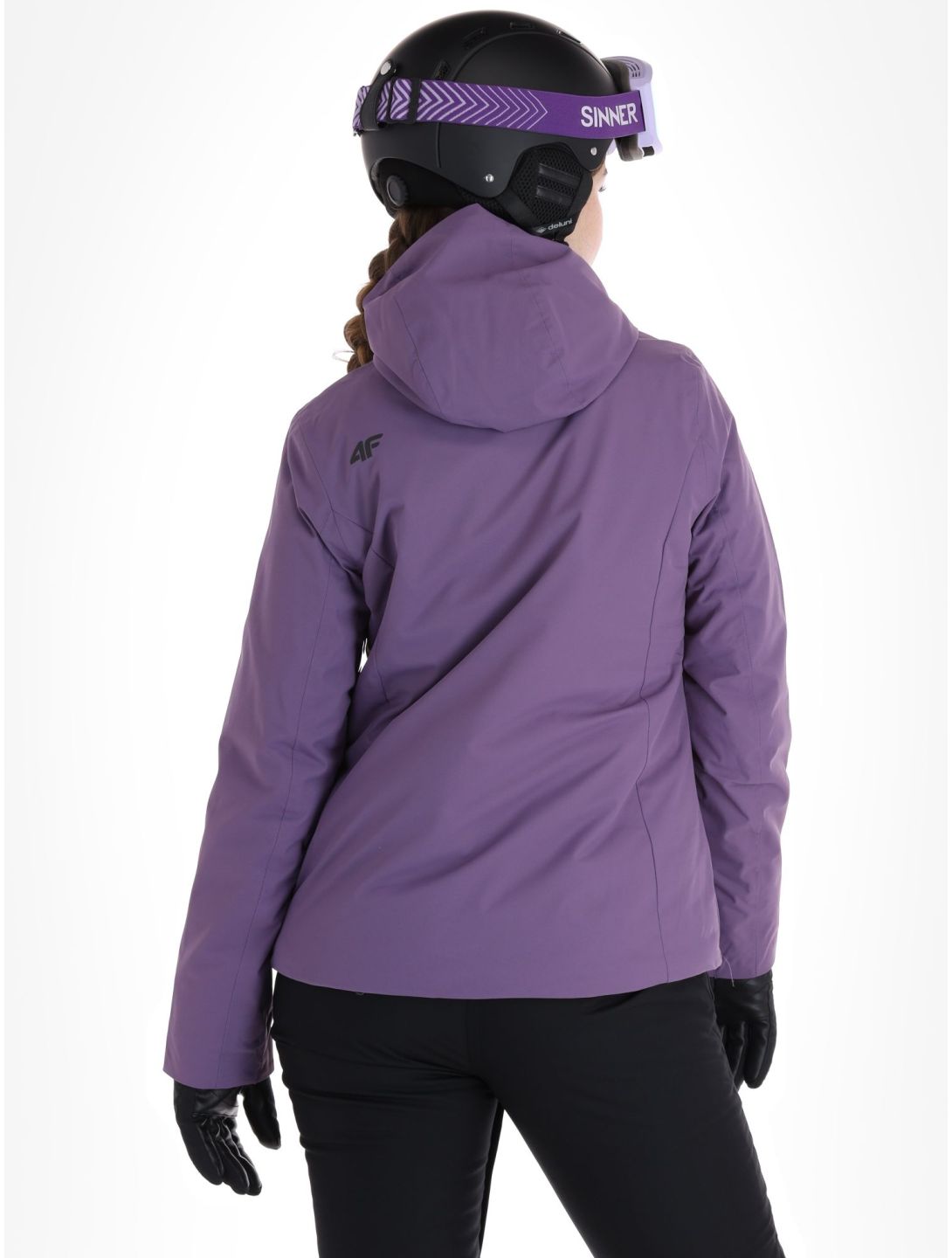 4F, Jacket  F120 chaqueta de esquí mujeres Dark Violet púrpura 