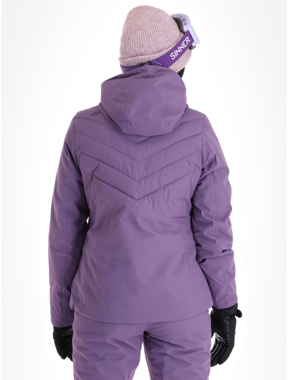 4F, Jacket  F122 chaqueta de esquí mujeres Dark Violet púrpura 