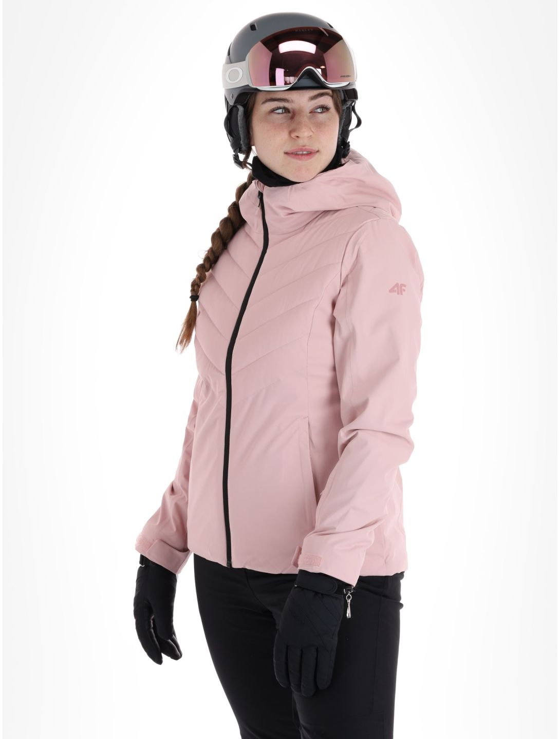 4F, Jacket  F122 chaqueta de esquí mujeres Light Pink rosa 