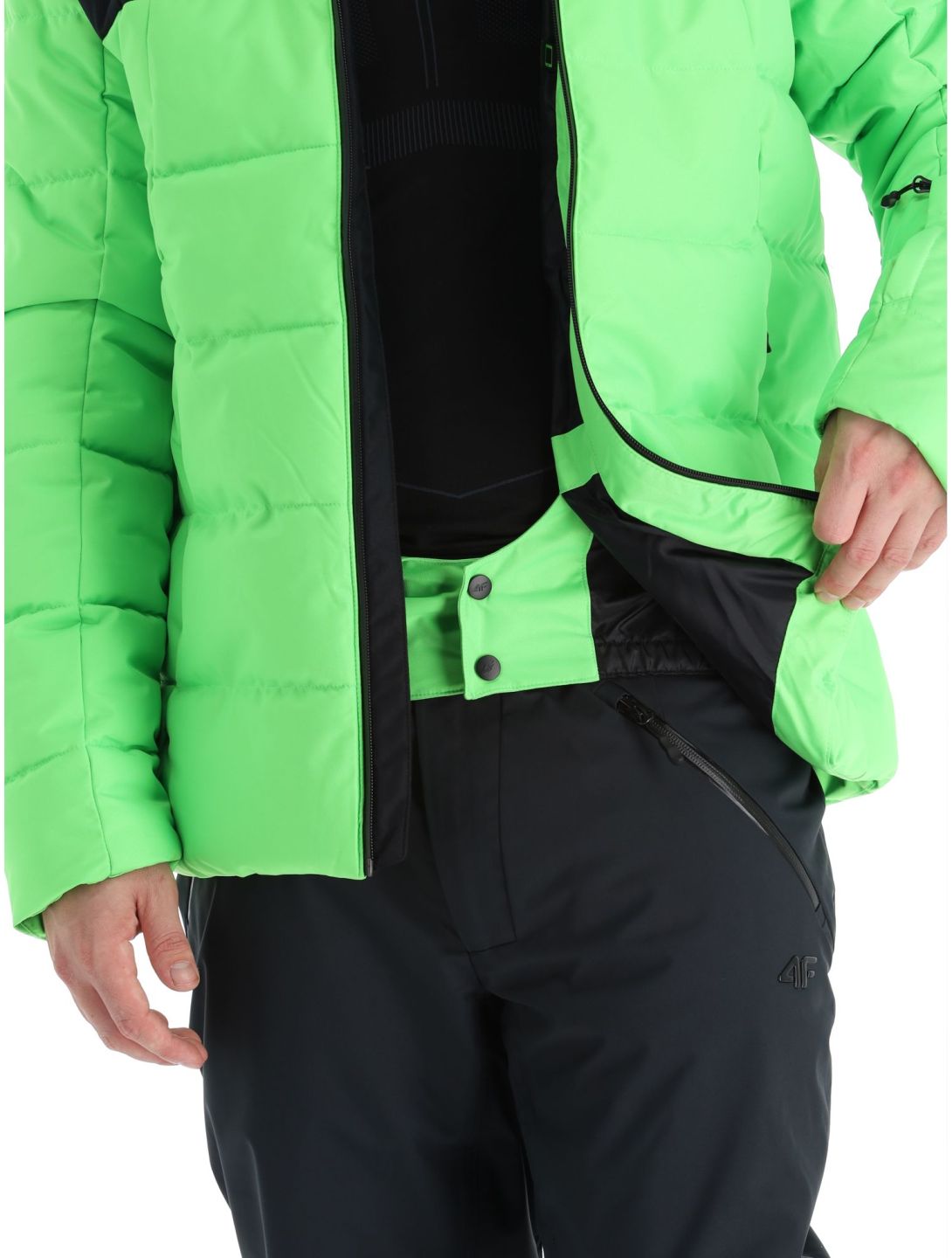 4F, Technical Jacket  M307 chaqueta de esquí hombres Canary Green verde 