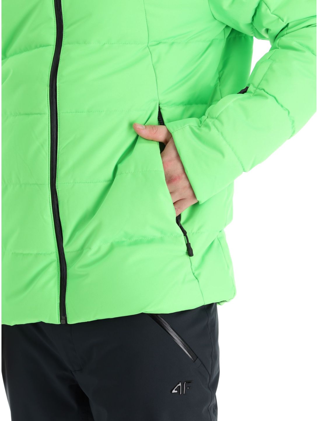 4F, Technical Jacket  M307 chaqueta de esquí hombres Canary Green verde 