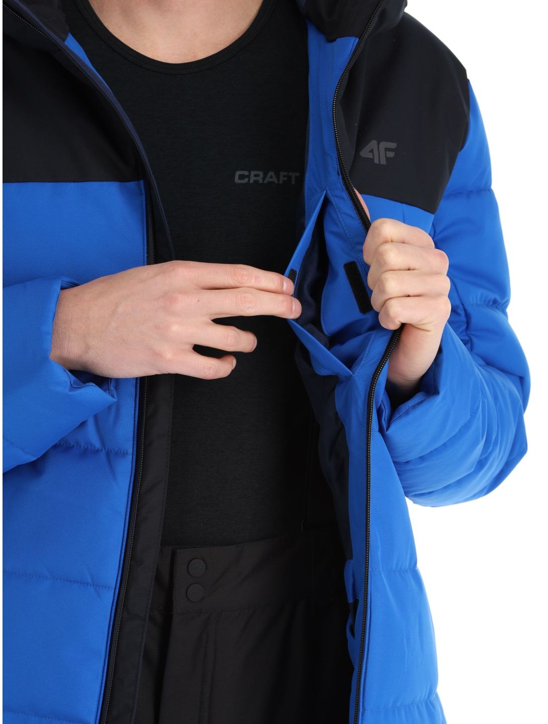 4F, Technical Jacket  M307 chaqueta de esquí hombres Cobalt azul 