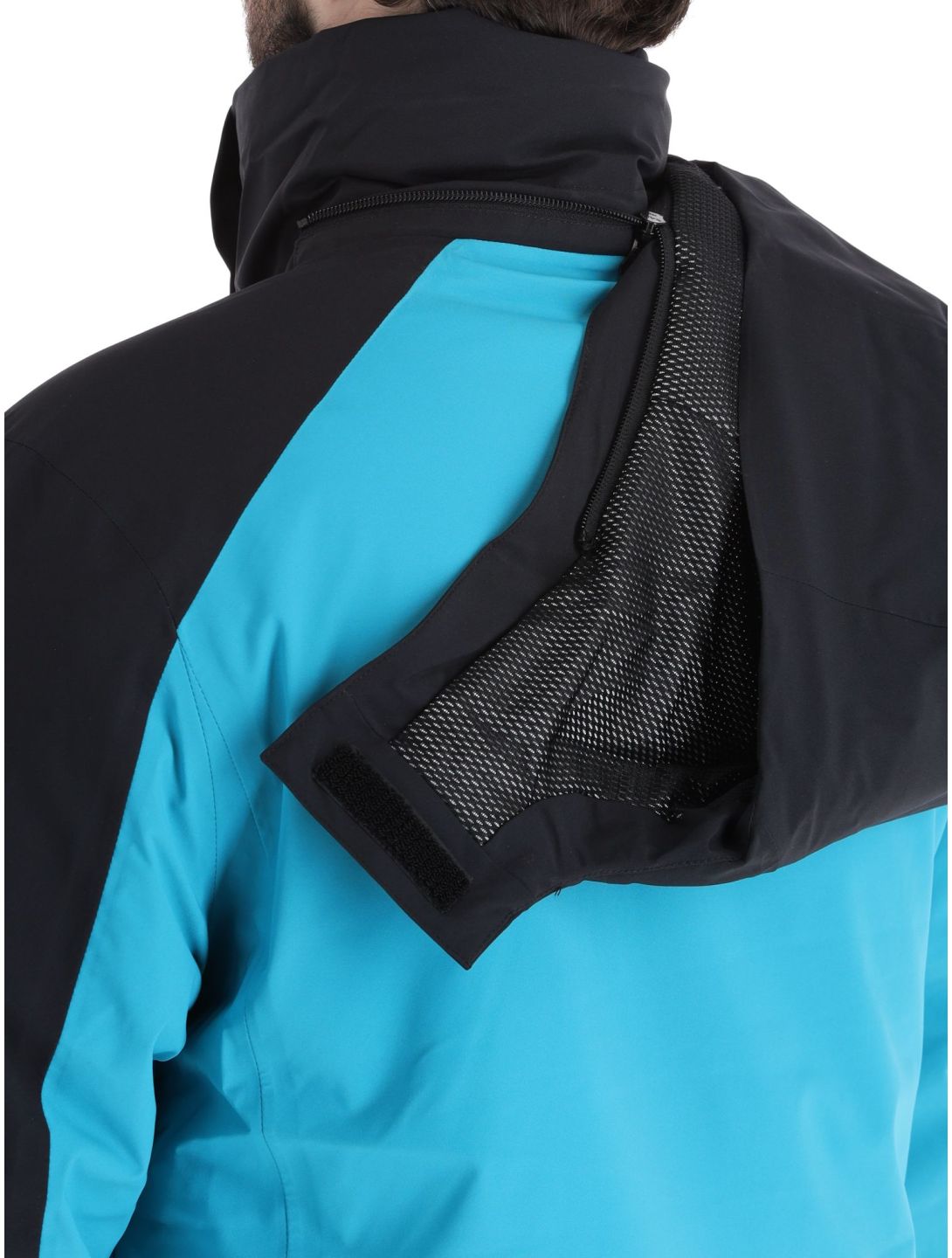 4F, Technical Jacket  M345 chaqueta de esquí hombres Turquoise negro, Turquoise 