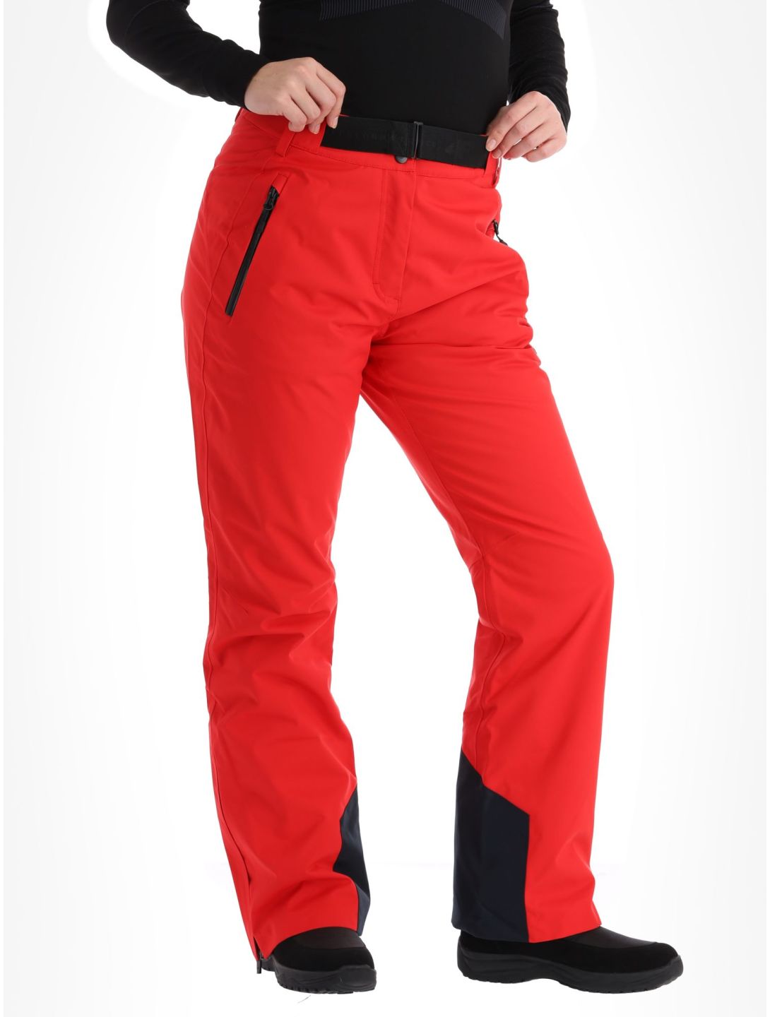 4F, Trousers Fnk  F398 pantalones de esquí mujeres Red rojo 