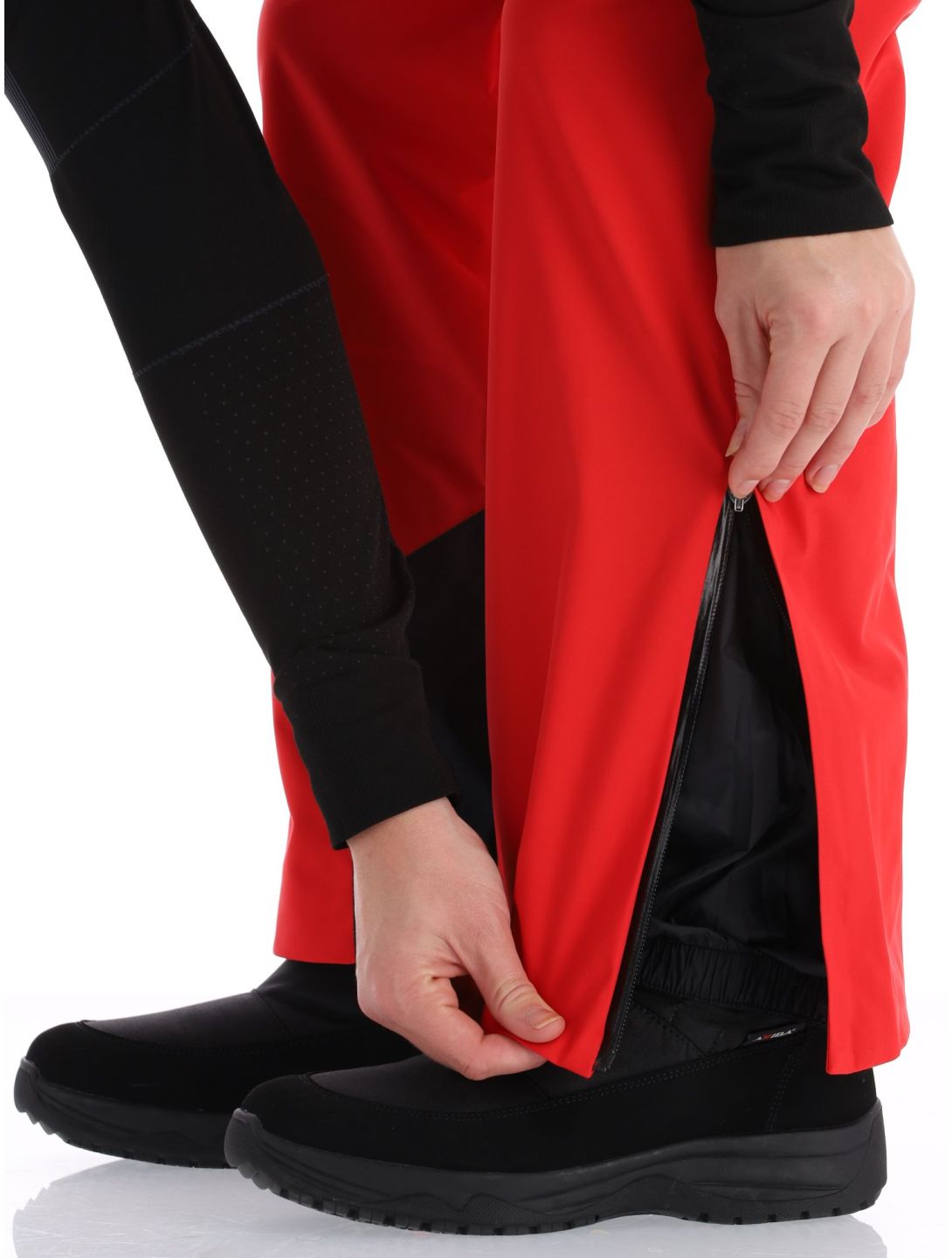 4F, Trousers Fnk  F398 pantalones de esquí mujeres Red rojo 