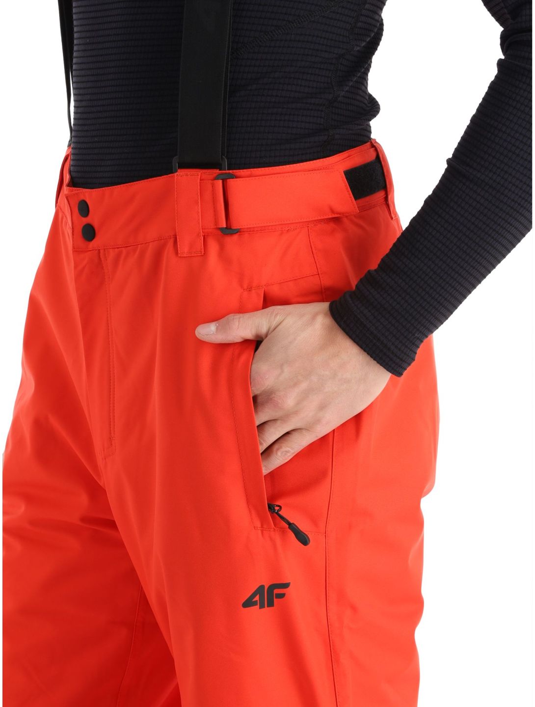 4F, Trousers Fnk  M361 pantalones de esquí hombres Red rojo 