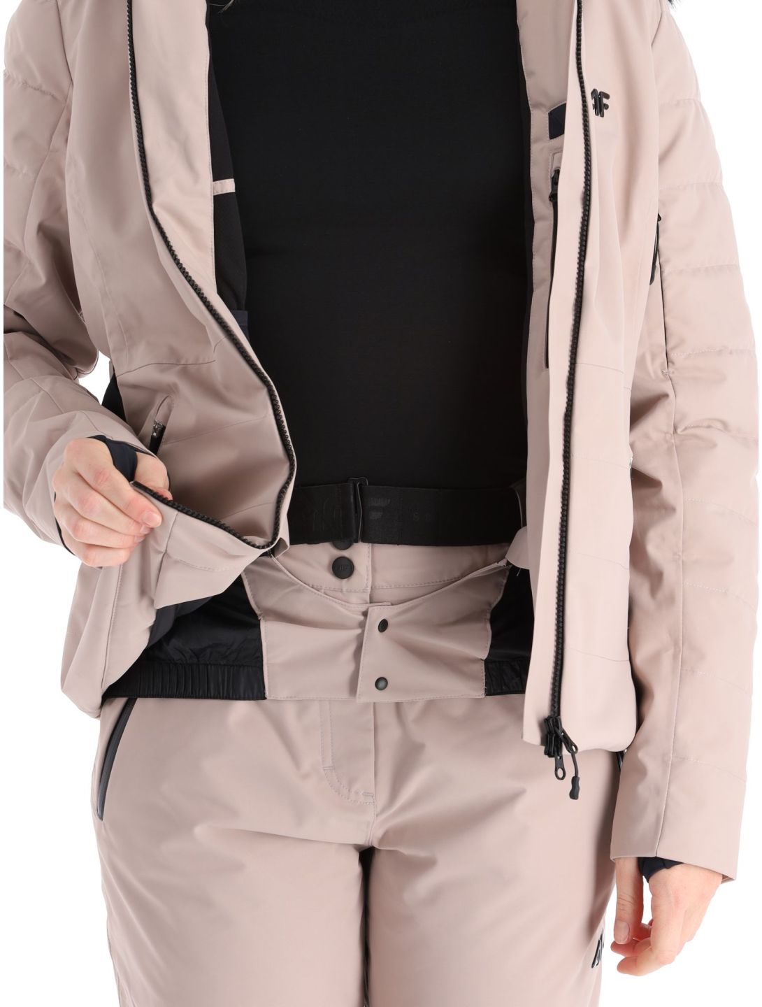 4F, Technical Jacket  F337 chaqueta de esquí mujeres Beige beige 