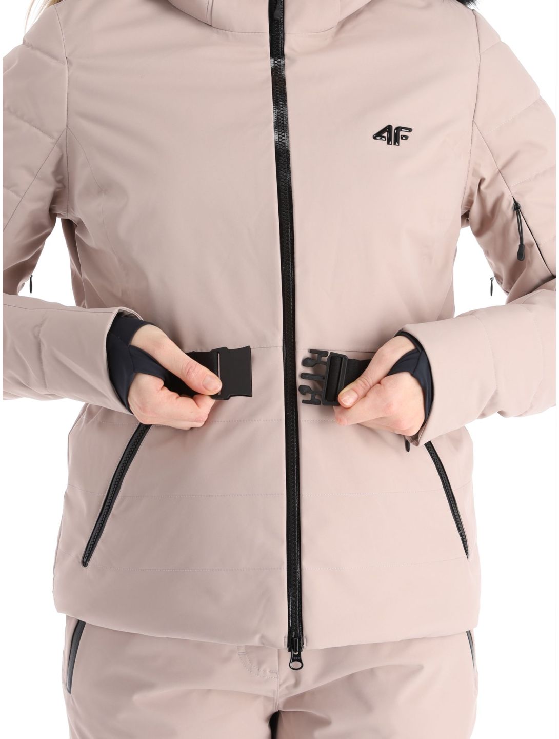 4F, Technical Jacket  F337 chaqueta de esquí mujeres Beige beige 