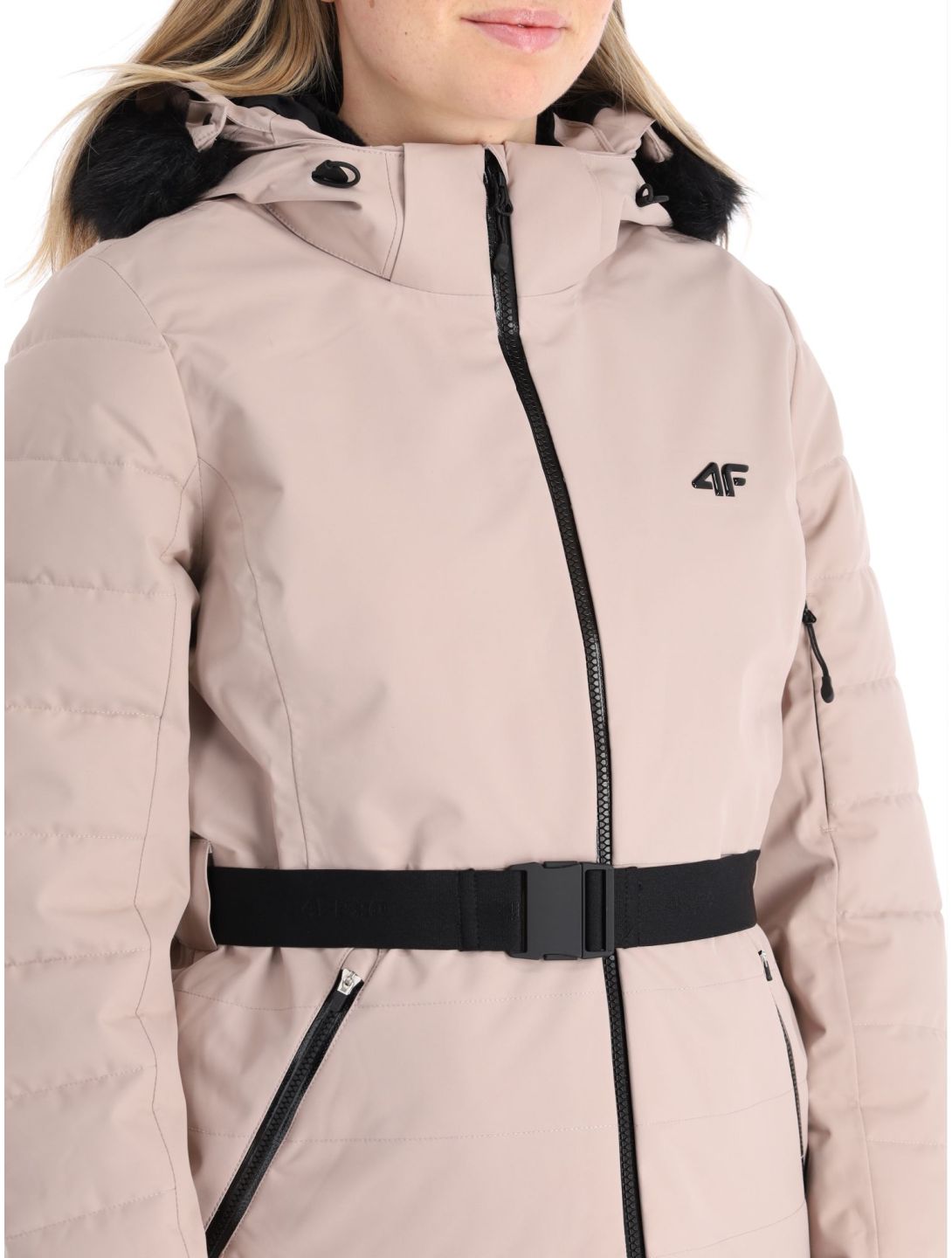 4F, Technical Jacket  F337 chaqueta de esquí mujeres Beige beige 