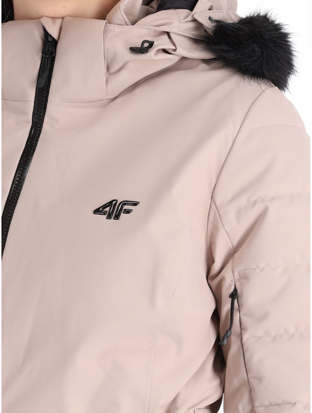 4F, Technical Jacket  F337 chaqueta de esquí mujeres Beige beige 