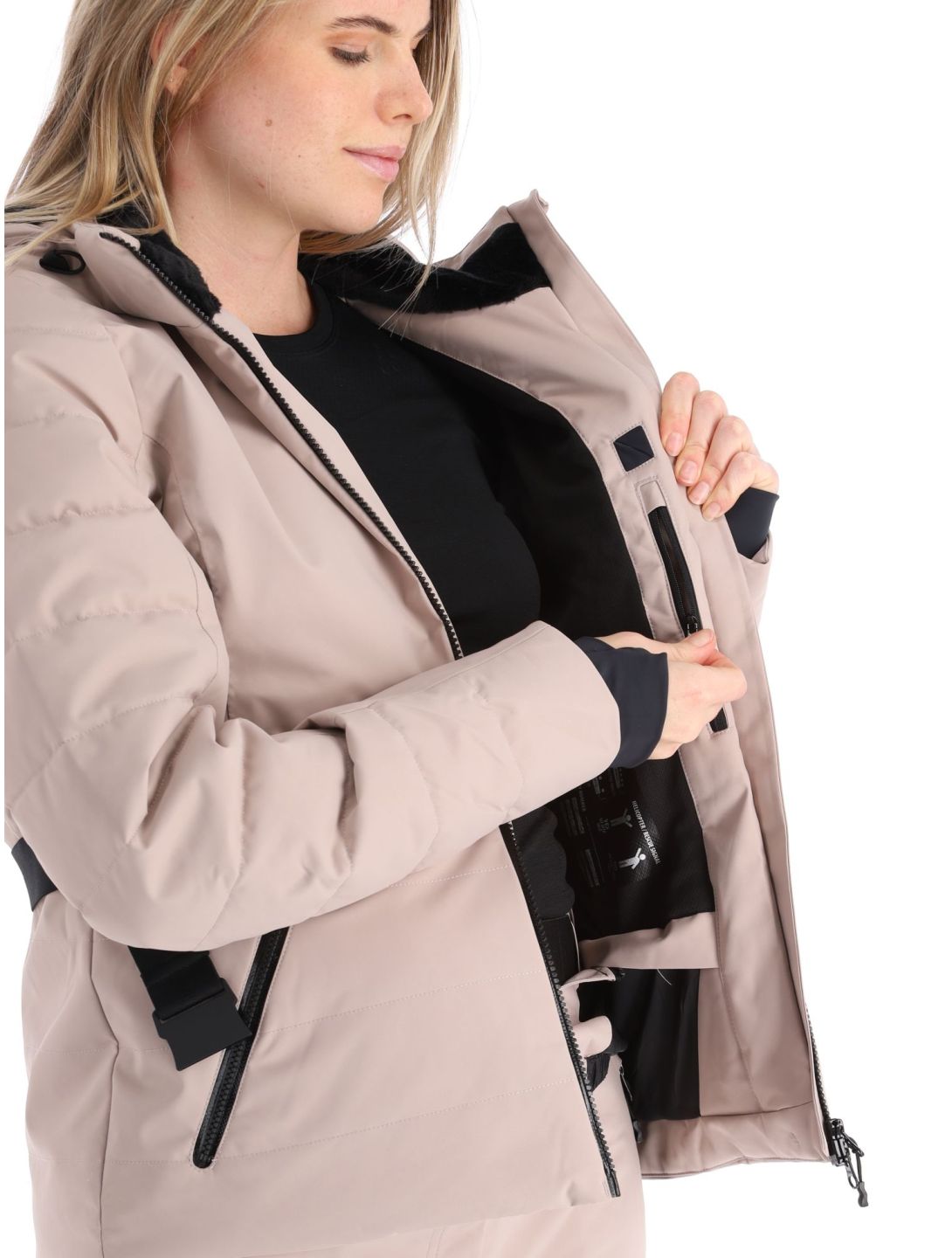 4F, Technical Jacket  F337 chaqueta de esquí mujeres Beige beige 